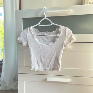 garage lace trim top